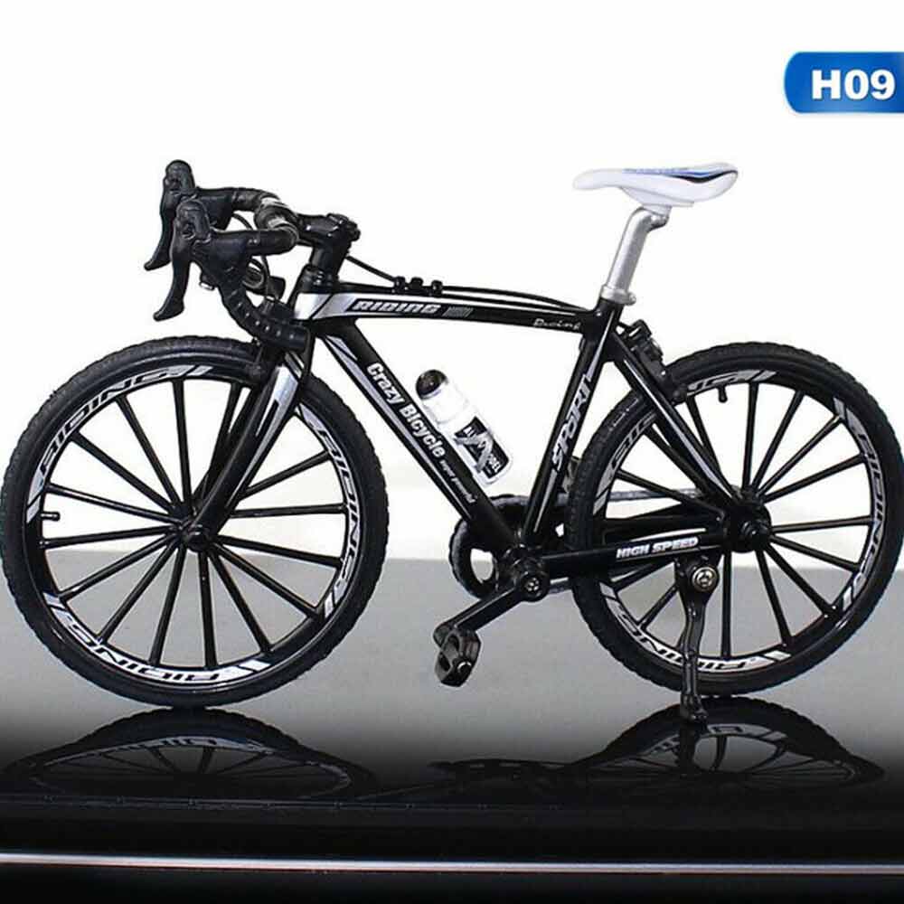1:10 Mini Mountain Bike Model Diecast Metal Finger Bicycle Racing Toy Collection