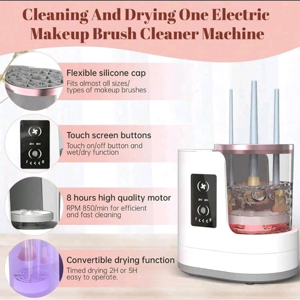Automatic Makeup Brush Cleaner & Dryer - Multifunction Machine