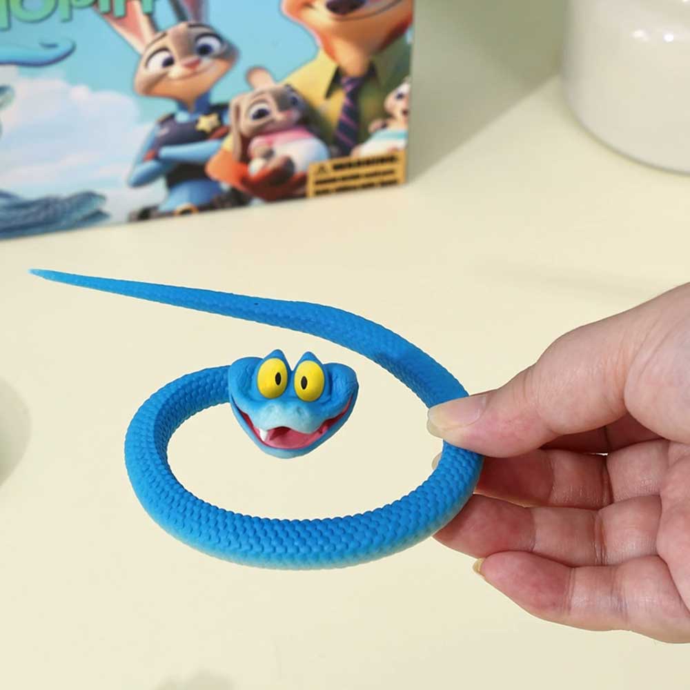 Flexible 33cm Animal Snake Figure - Poseable Cartoon Toy Model