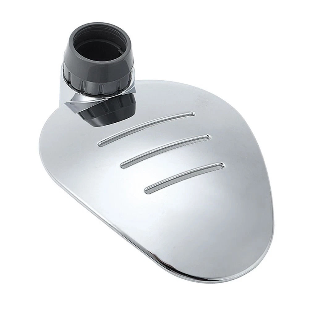 Adjustable Rail Soap Dish – Leaf Shape ABS Tray for Shower Rods