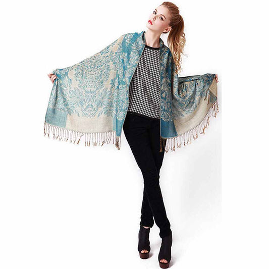 Lady Stole Winter Shawl Women Long Warm Cashmere Scarf Large Wrap Pashmina