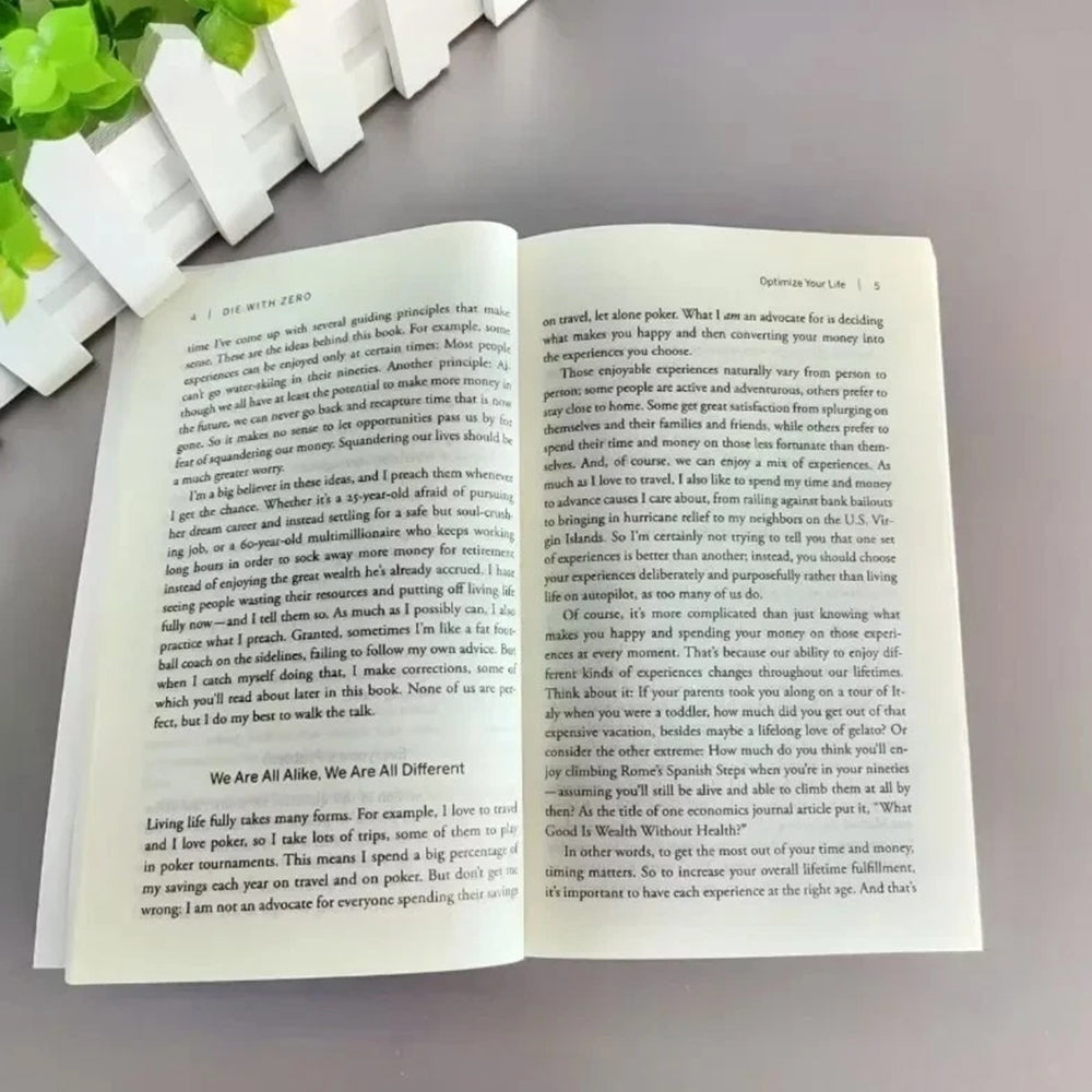 Die With Zero – Financial Guide, Balance Money & Life Experiences for Fulfillment
