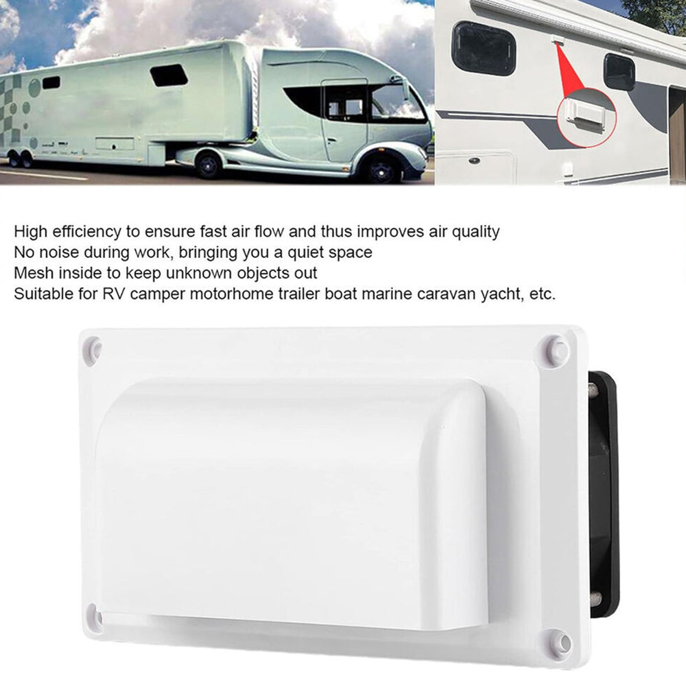 Ventilation Exhaust Fan 12V 15W RV Side Air Vent Caravan Motorhome Trailer Camper