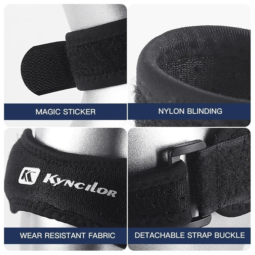 Patella Knee Strap - Adjustable Tendon Support Band & Compression Brace