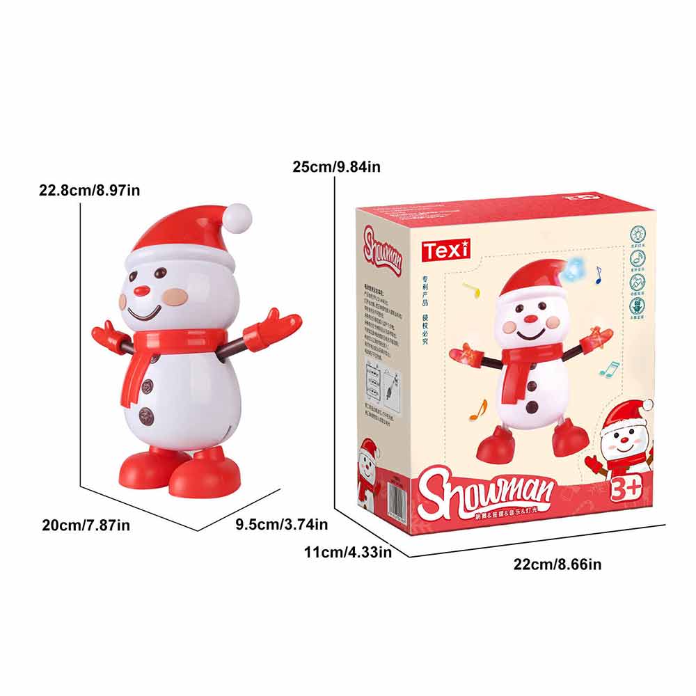 Musical Dancing Toy Electric Dance Snowman Xmas Christmas Decor Toys Gift Kids