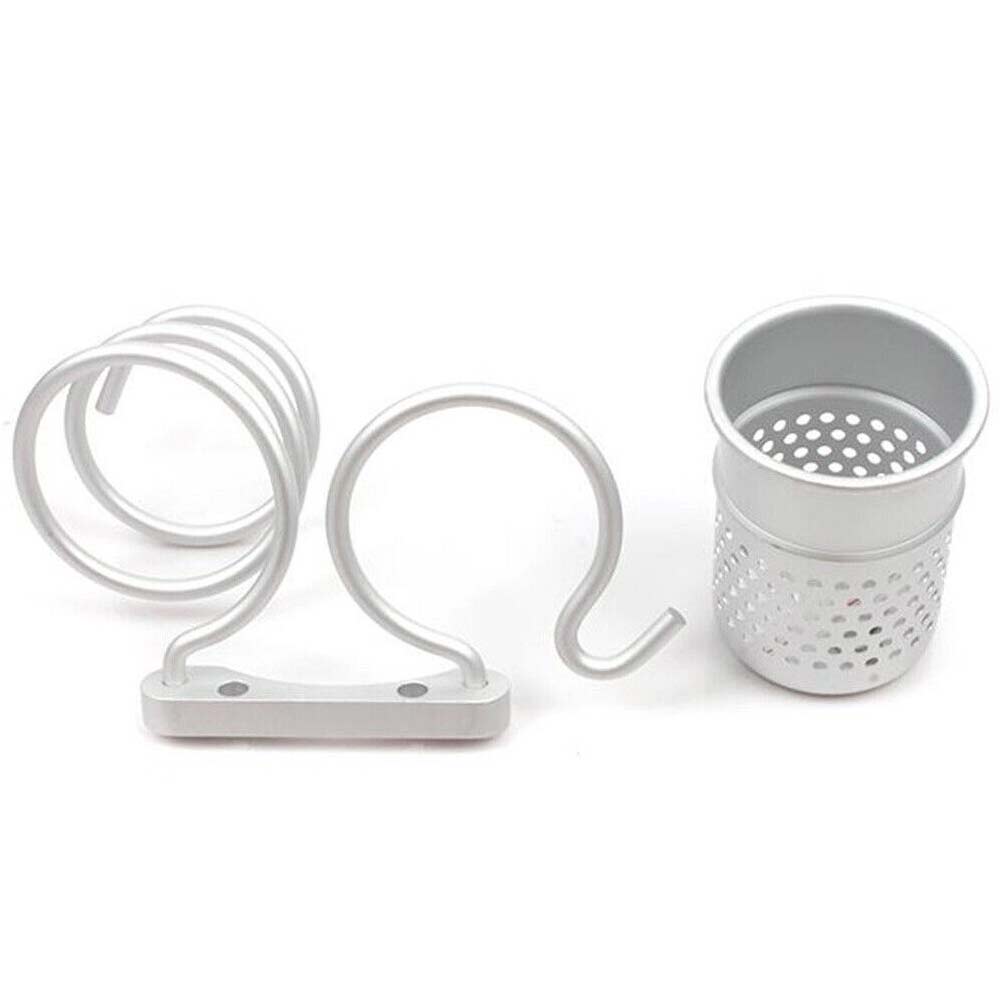 Bathroom Wall Mounted Straightener Holder Rack Hair Dryer Stand HolderOrganizer
