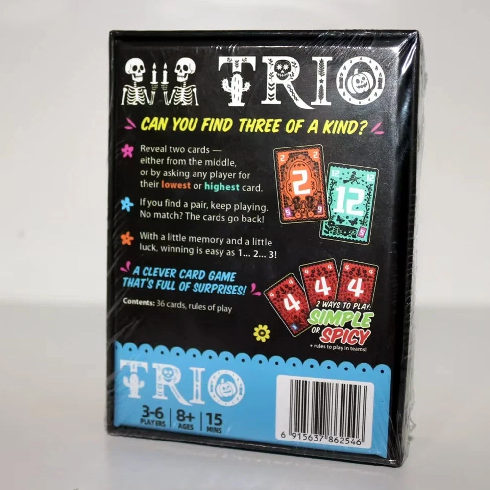 Trio Family Card Game - 2024 Game of The Year Nominee for 3-6 Players