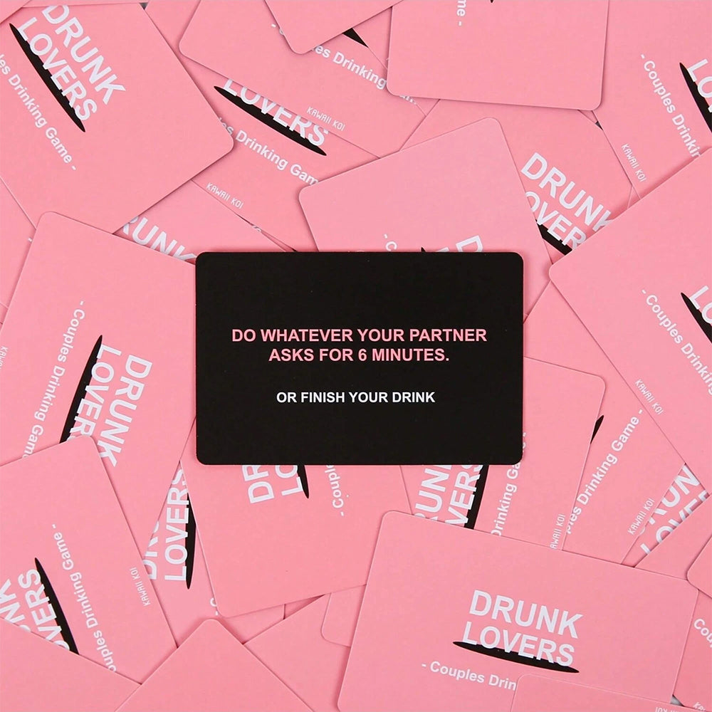 Drunk Lovers Card Game - Couples Drinking Game Deck for Date Nights