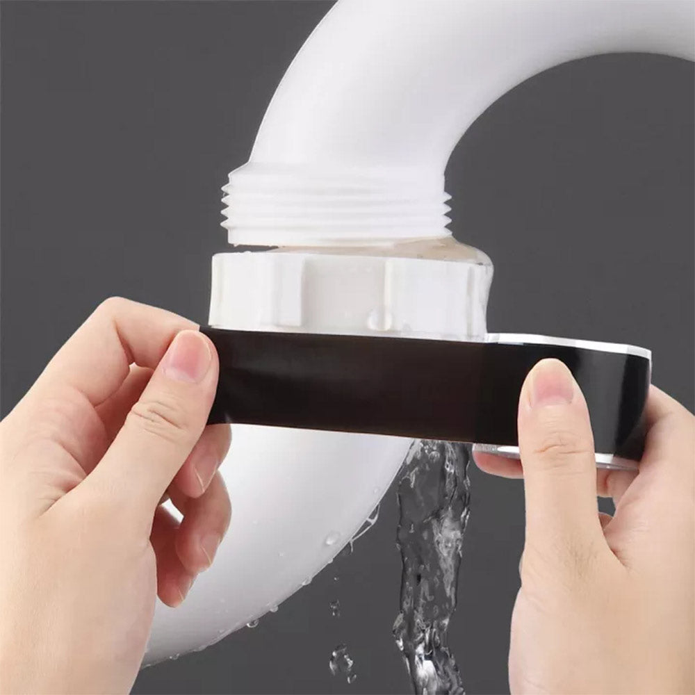 3Meter Self Fusing Silicone Tape Black Waterproof Non Adhesive Removable Seal