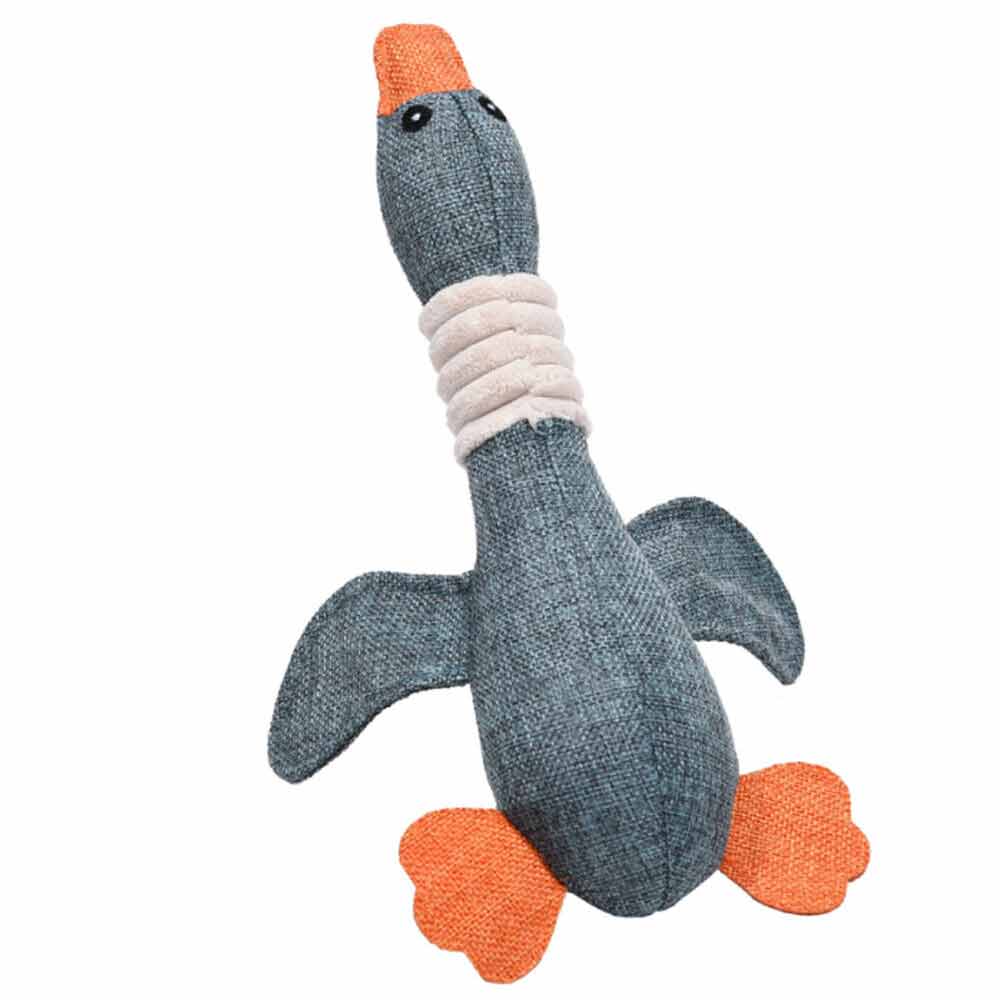Crinkle Rope Plush Puppy Pet Chew Toy Rope Squeaker Squeaky Teething Dog Toys