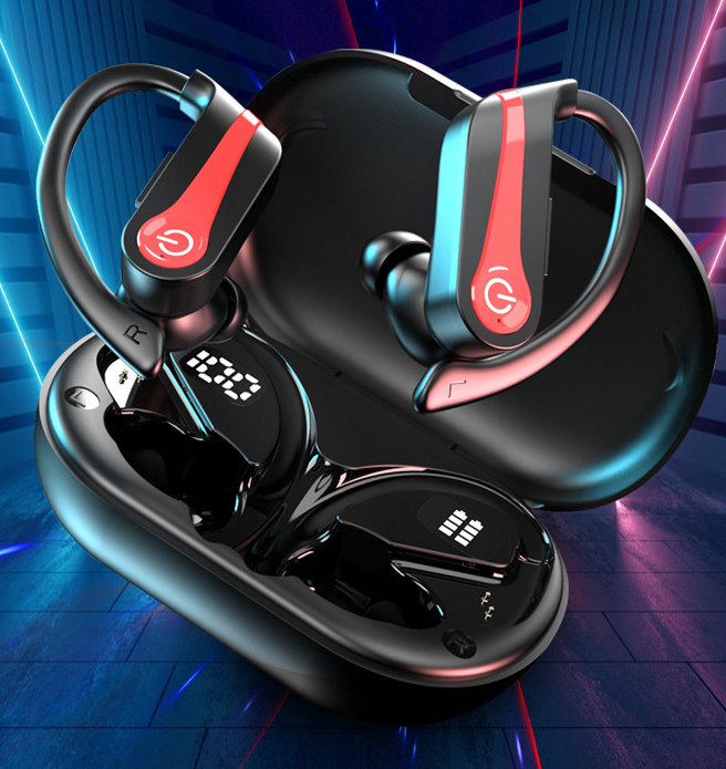 Wireless Earphones Bluetooth 5.3 Earbuds Headphones Sports Stereo Ear Hook