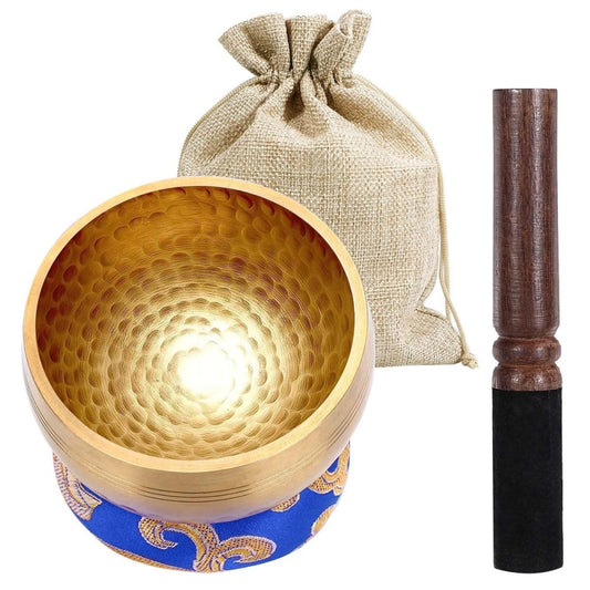 Tibetan Singing Bowl Set F/Meditation Sound Chakra Healing Yoga Relaxation