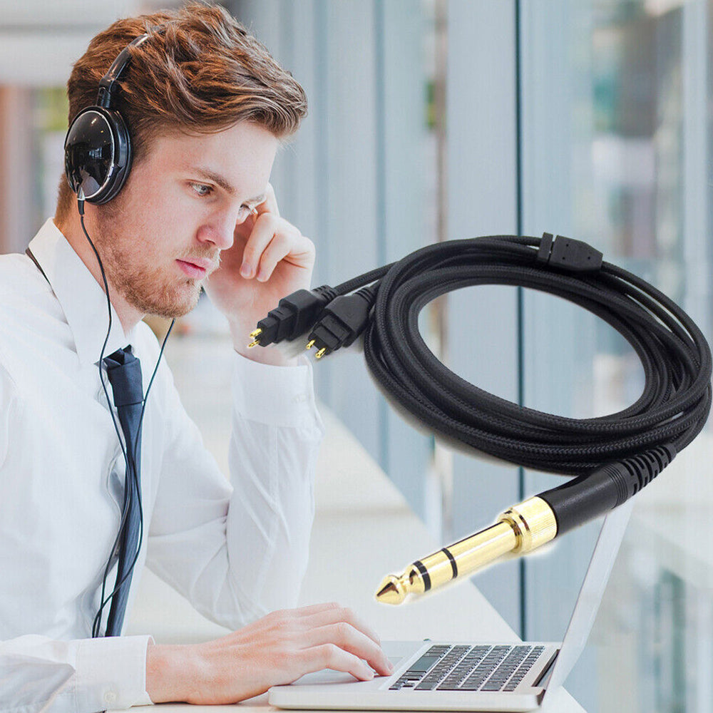 2M Replacement Headphones Audio Cable for Sennheiser HD580 HD600 HD650 Earphones