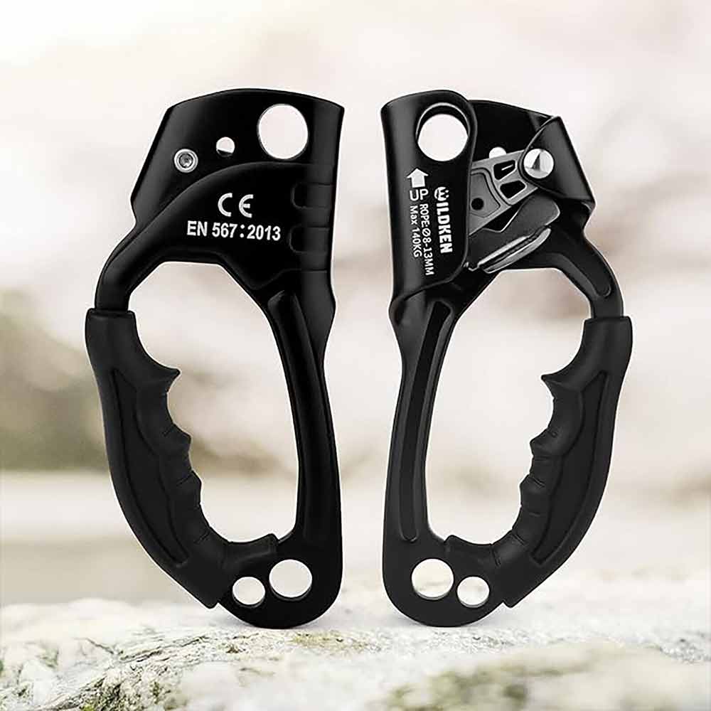 Right Hand Ascender Rock Tree Climbing Gear Professional Roping Device for 8~13m