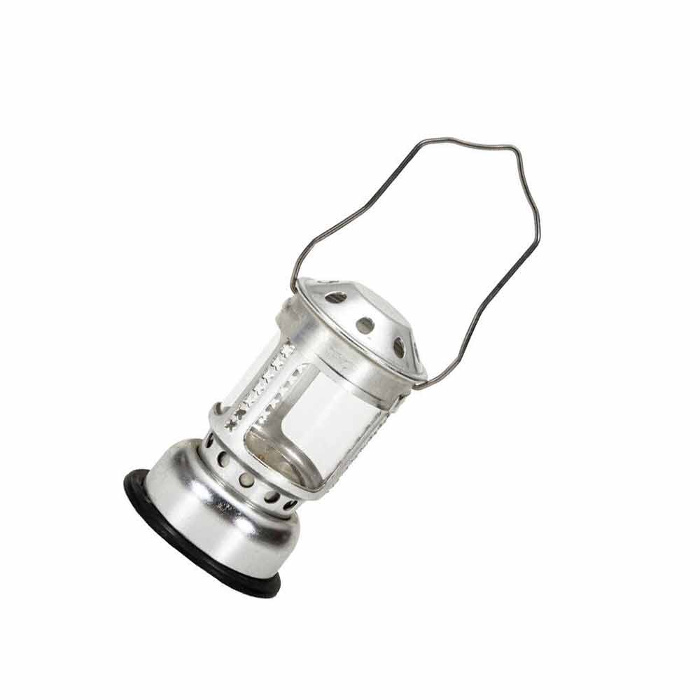 Camping Light Lantern Tent Metal Handheld Tea Candle Lamp Outdoor Hiking Lights