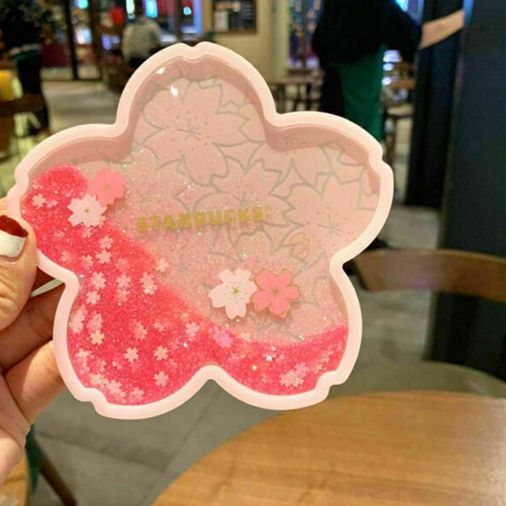Sakura Glitter Coaster