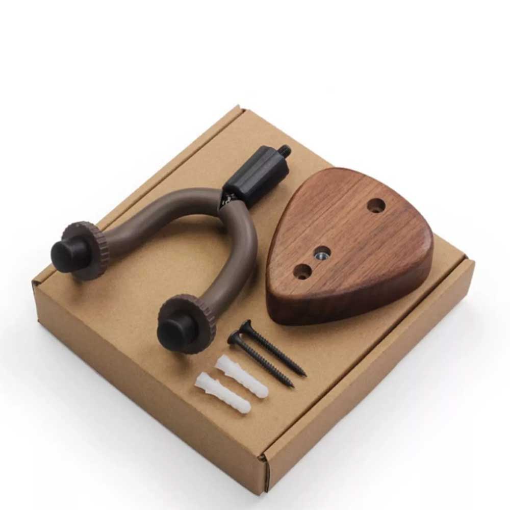 Guitar Hanger Wall Mount Holder Rack Hook Keeper Hanging Bracket Bass Stand