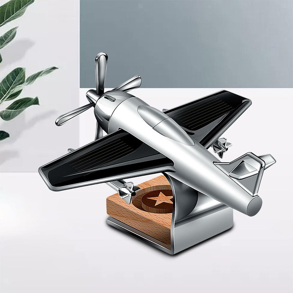 Solar Car Perfume Air Freshener Dashboard Airplane  Interior Rotating Gift Decor