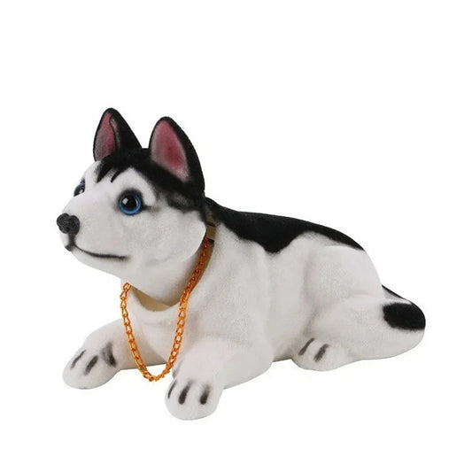 Cute Swing Head Dog Toy – Nodding Bobble Head Puppy for Car Dashboard, Home, or Desk Decor