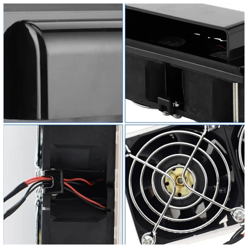 12V RV Side Air Vent – Low Noise Ventilator Exhaust Fan for Caravan & Trailer