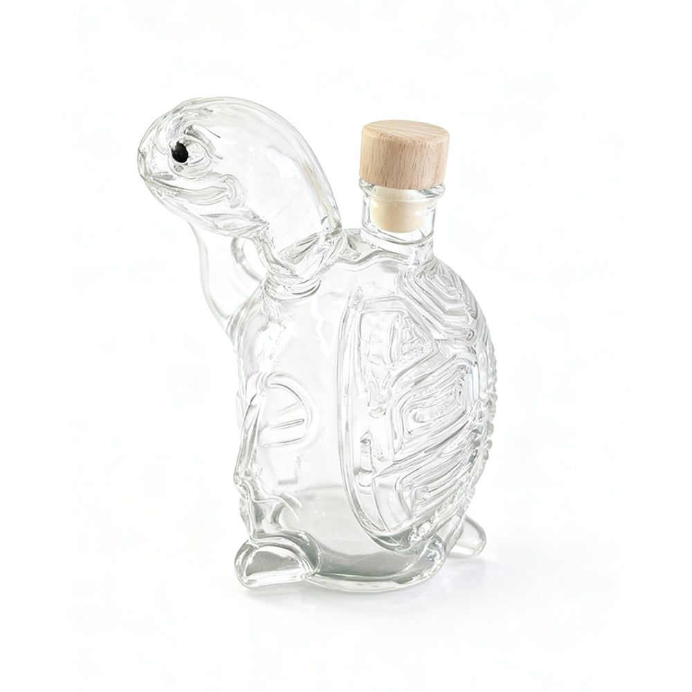 Turtle Whiskey Bottle 2025 - Unique Animal Glass Decanter Gift 350ml