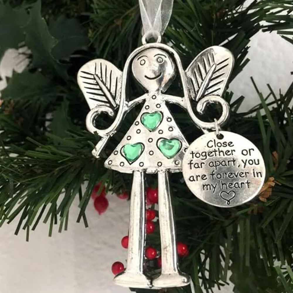 Friend Christmas Angel Ornament Crazy Beautiful Friends Forever-Angel Ornament