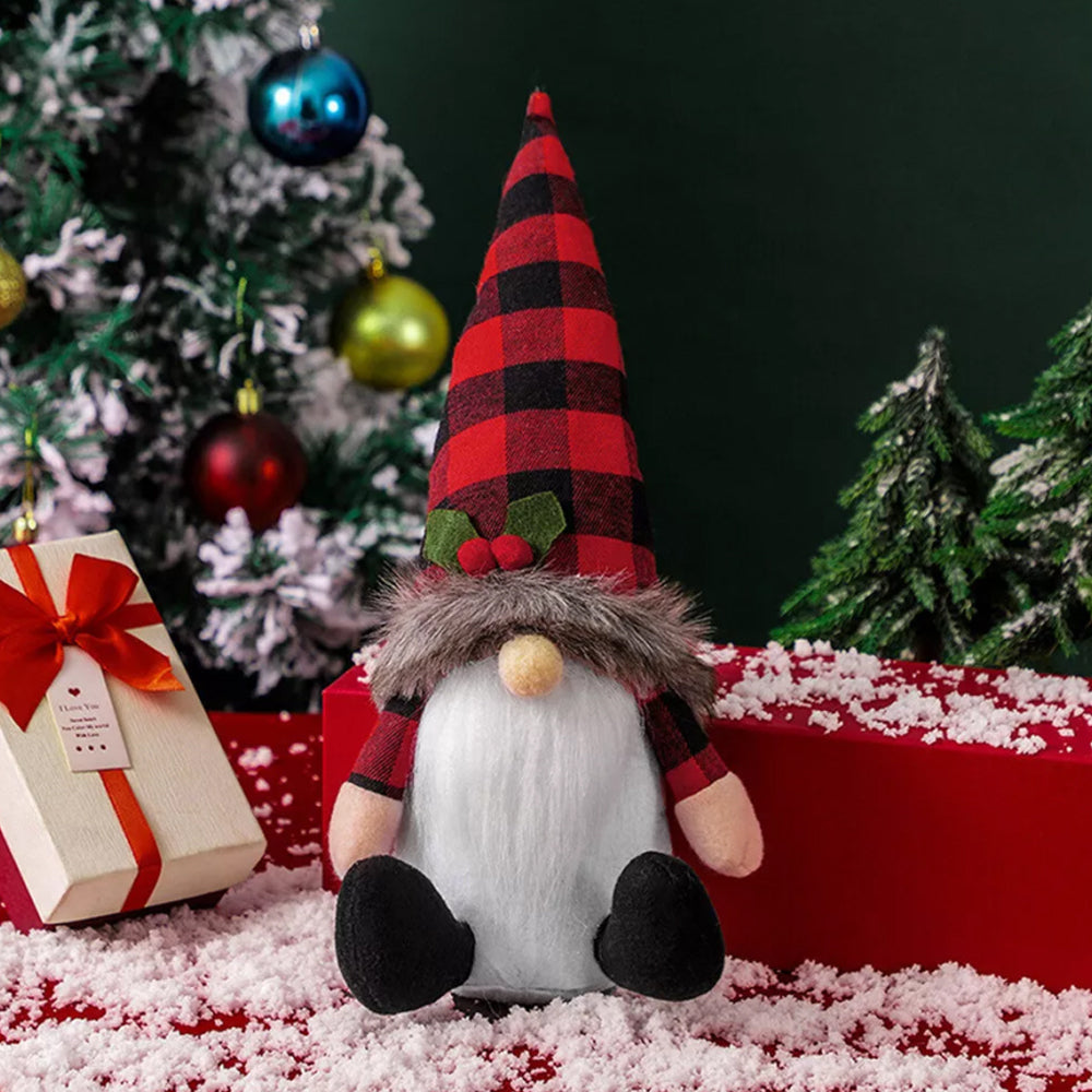 3Pcs Christmas Gnome Doll Old Man Snowman Doll Merry Christmas Decorations