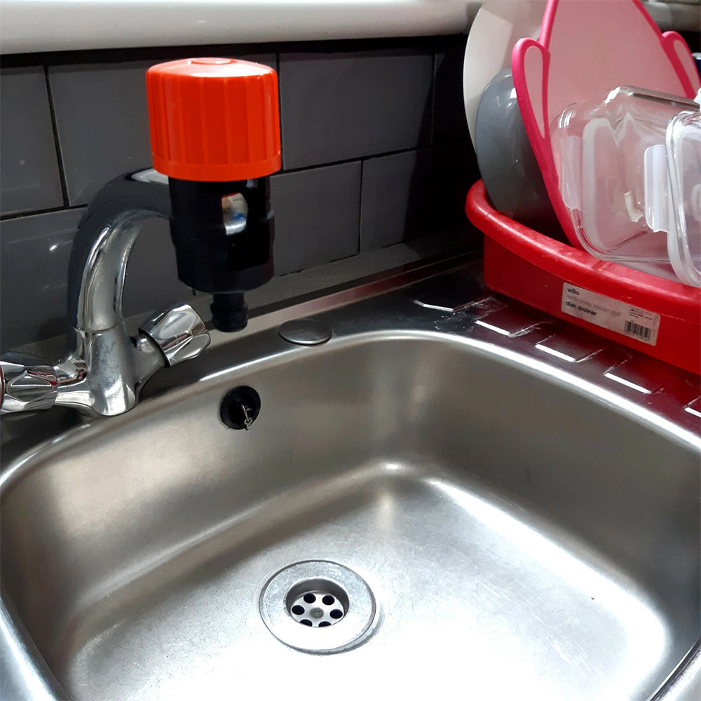 Kitchen Mixer Tap Hose Connector - Garden Hose Pipe Adapter for Indoor & Outdoor Use
