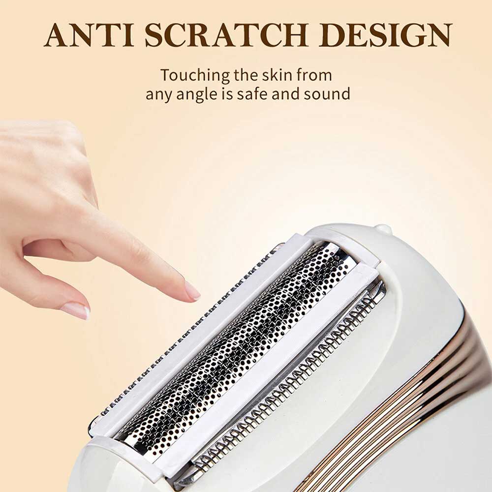 3 in 1 Rechargeable Painless Wet&Dry Lady Body Shaver Mini Women Electric Razor