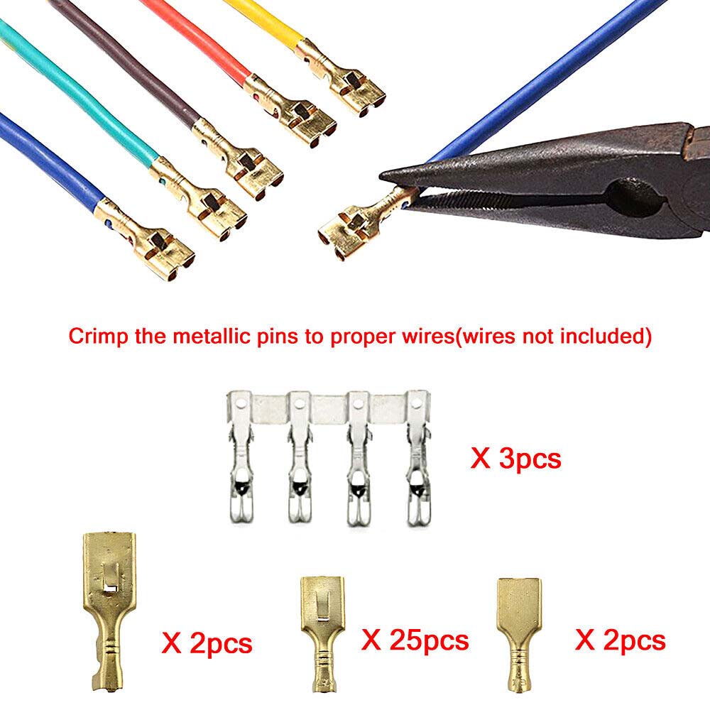 6 Way 12-Slot Relay Box 6 Relay 6 ATC/ATO Standard Fuses Holder Block Universal