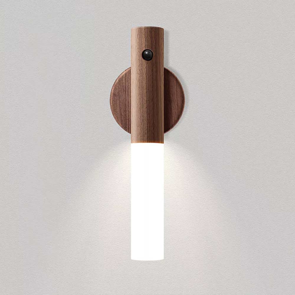 Wireless USB Rechargeable Night Light Motion Sensor LED Wall Light Magnetic Lamp