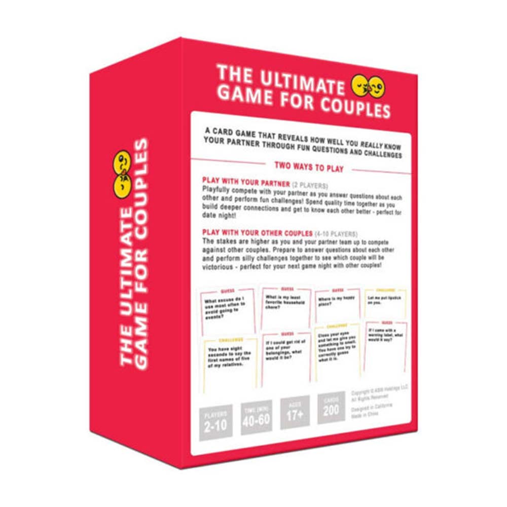 The Ultimate Card Game for Couples