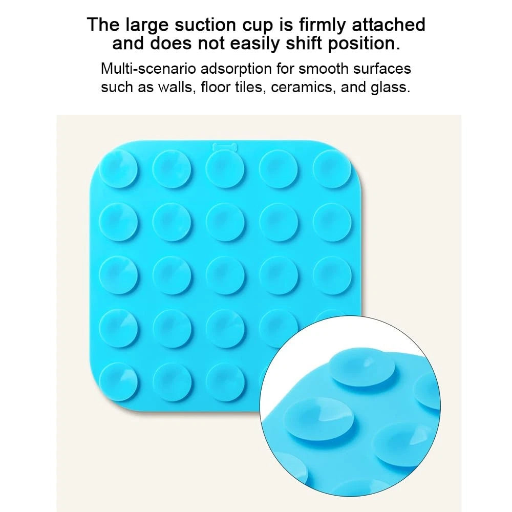 3 Pack Pet Lick Mat – Food-Grade Silicone Slow Feeder with Suction Cups