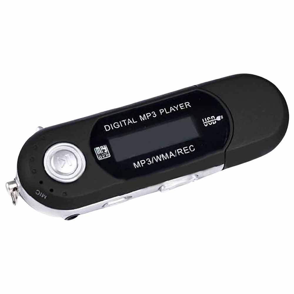 4GB/8GB Portable USB MP3 Player – Digital LCD Screen, FM Radio, Rechargeable Music Player with Built-in Memory