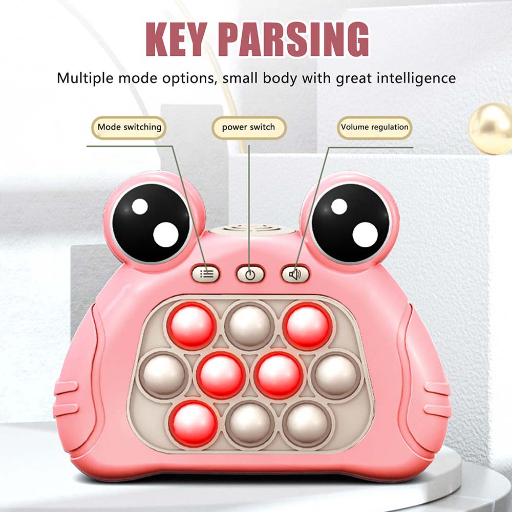 Frog Pop Fidget Push Game Toys Stress Bubble Popping Sensory Game Toy Gift Kids