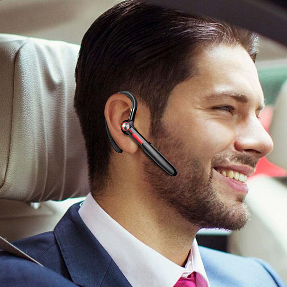 Headset Trucker Earphone Driving Handsfree Wireless Earpiece Earbud Bluetooth