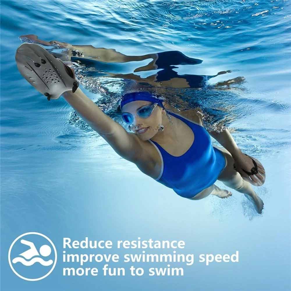 Swim Training Hand Paddles – Adjustable Resistance Paddles for Adults & Teens