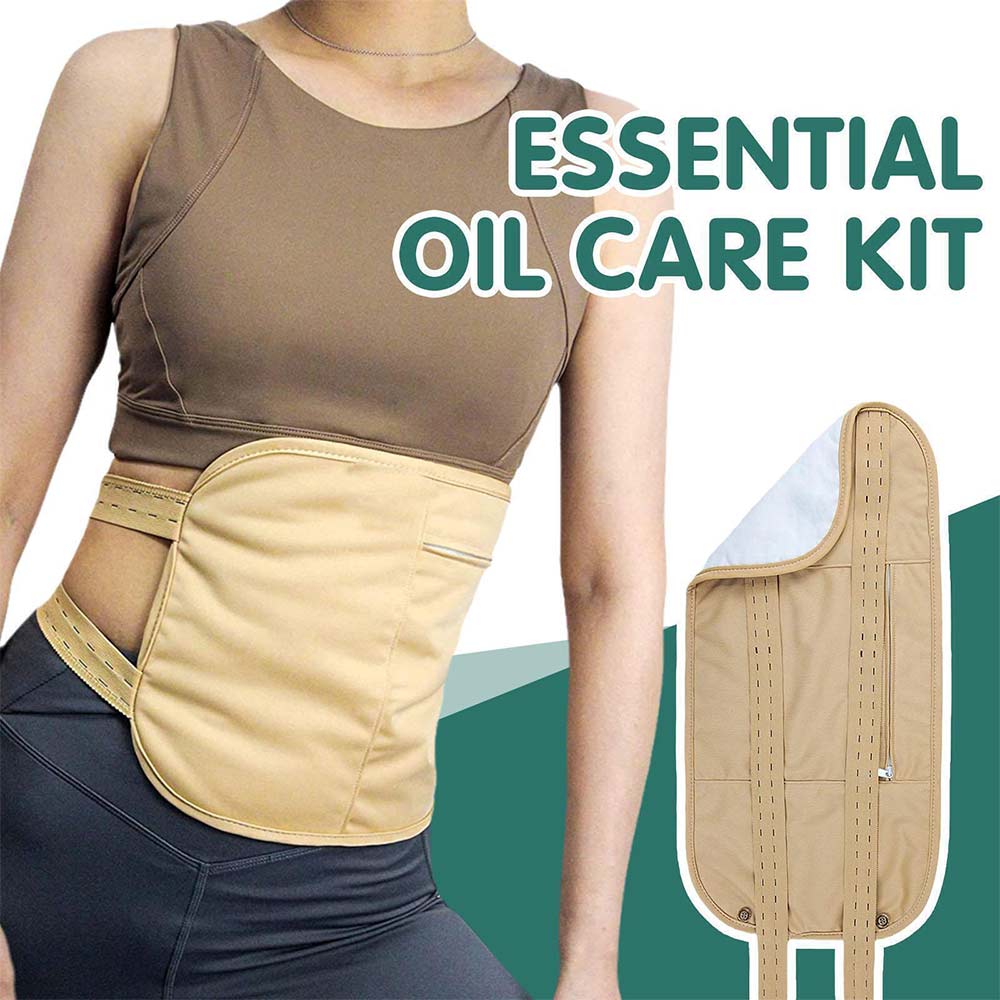 Reusable Castor Oil Packet Kit for Liver Detox Insomnia Constipation Inflammatio