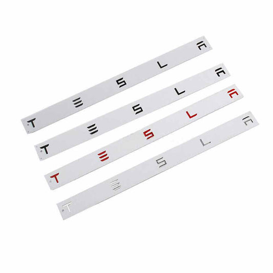 3D Trunk Letters Tailgate Rear Emblem Adhesive Badge for Tesla Model 3 Y X S