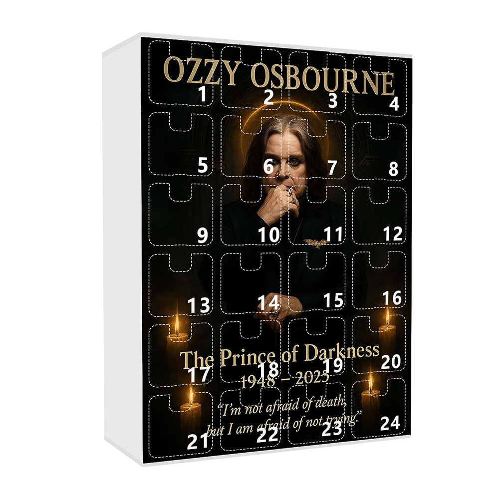 2025 Ozzy Osbourne Christmas Halloween Countdown Calendar Blind Box Acrylic Gifts 24 Day