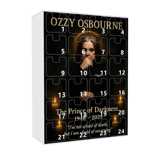 2025 Ozzy Osbourne Christmas Halloween Countdown Calendar Blind Box Acrylic Gifts 24 Day