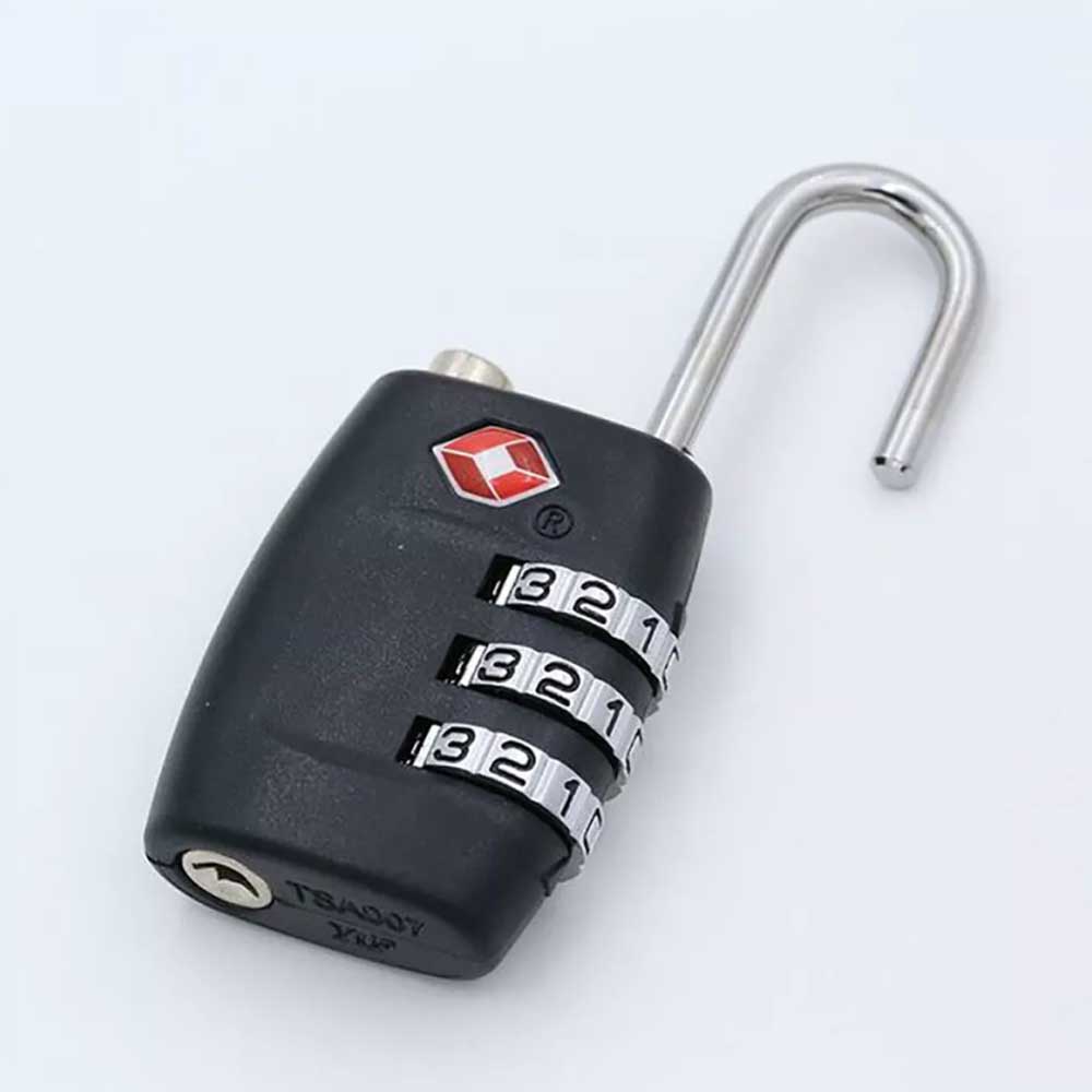 2pcs 3Dial TSA Security Locks Travel Luggage Combination Code PadLock Suitcase