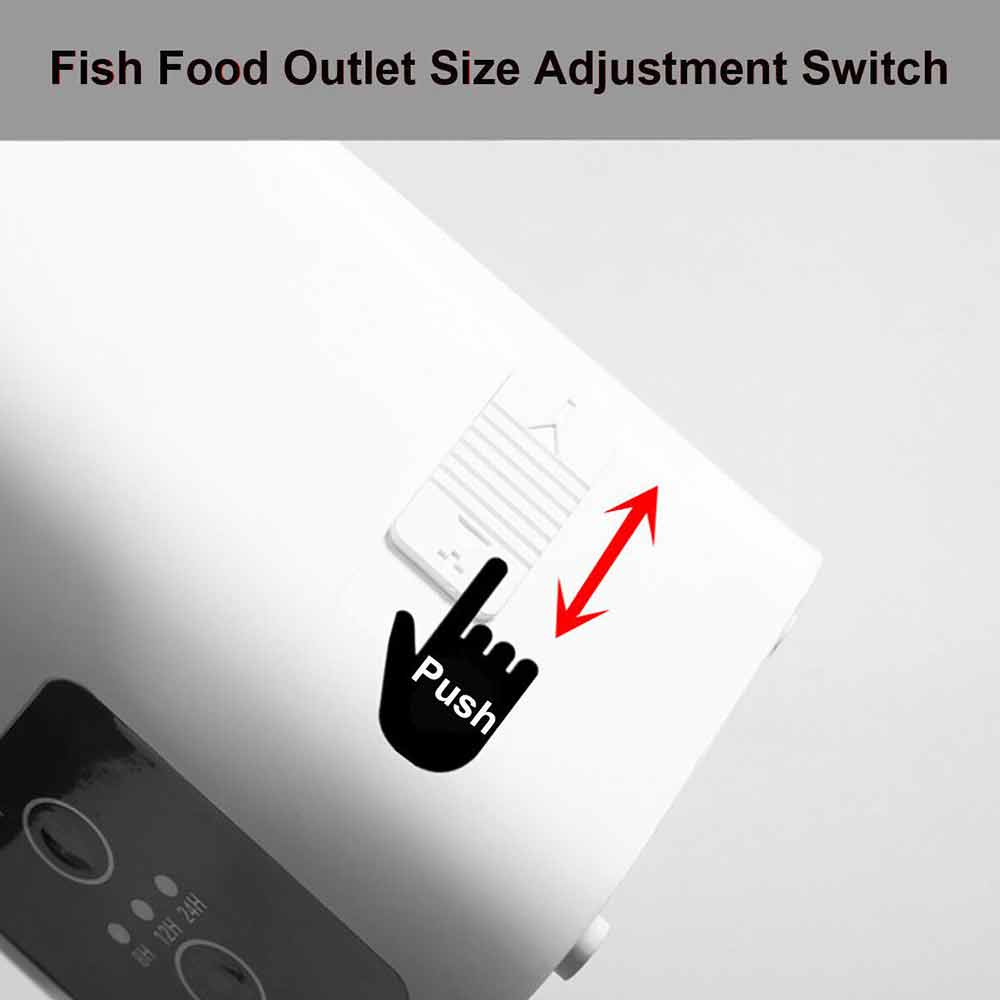 Automatic Fish Feeder Intelligent Timing Aquarium Large Capacity Food Dispenser