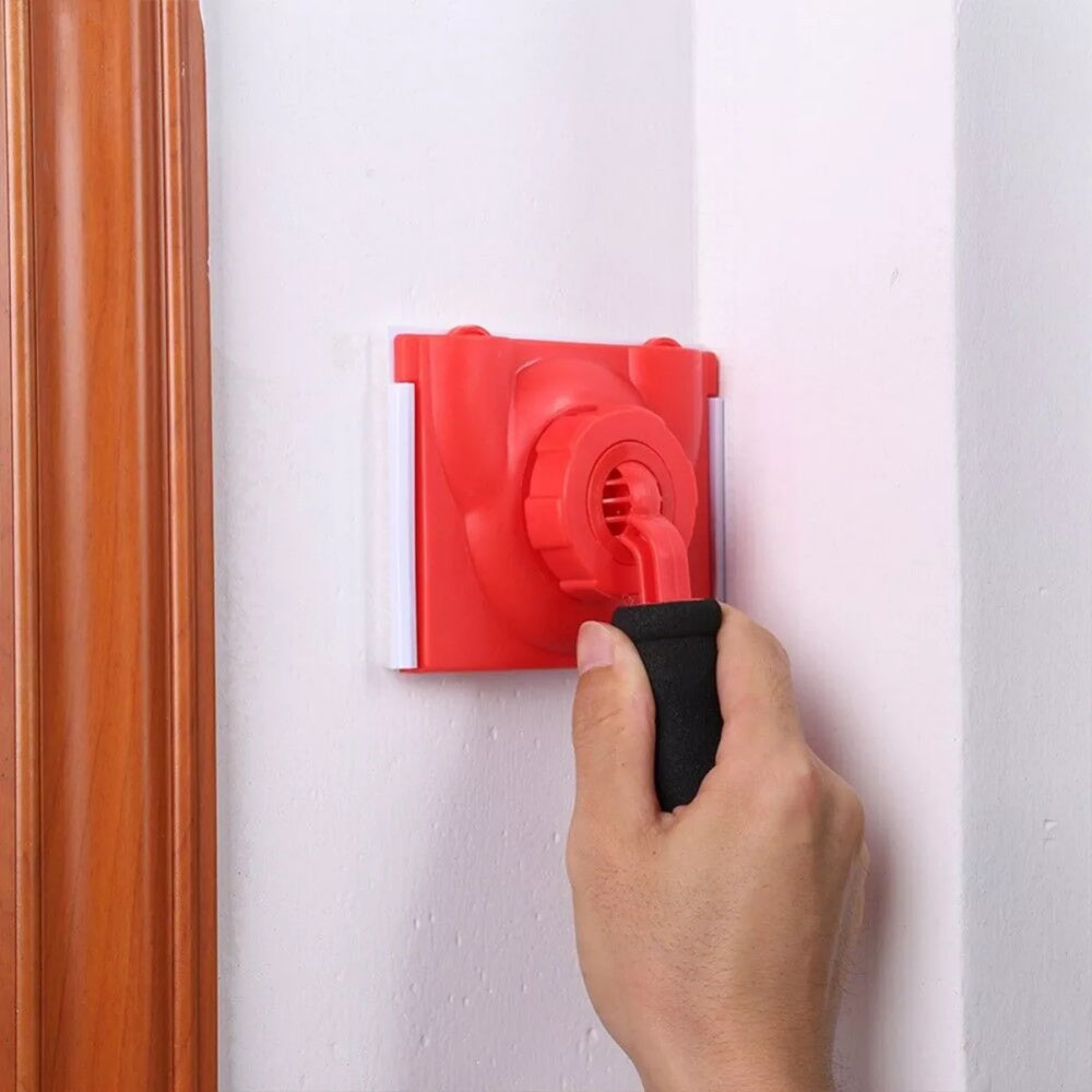 Professional Latex Paint Edger Brush with Sponge Pads – For Perfect Wall & Ceiling Corners
