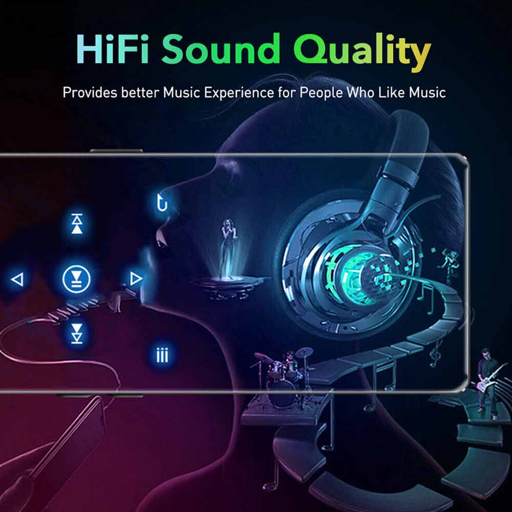 32G MP3 FM Radio Player Sport Music Portable Video Recorder MP4 Bluetooth HIFI