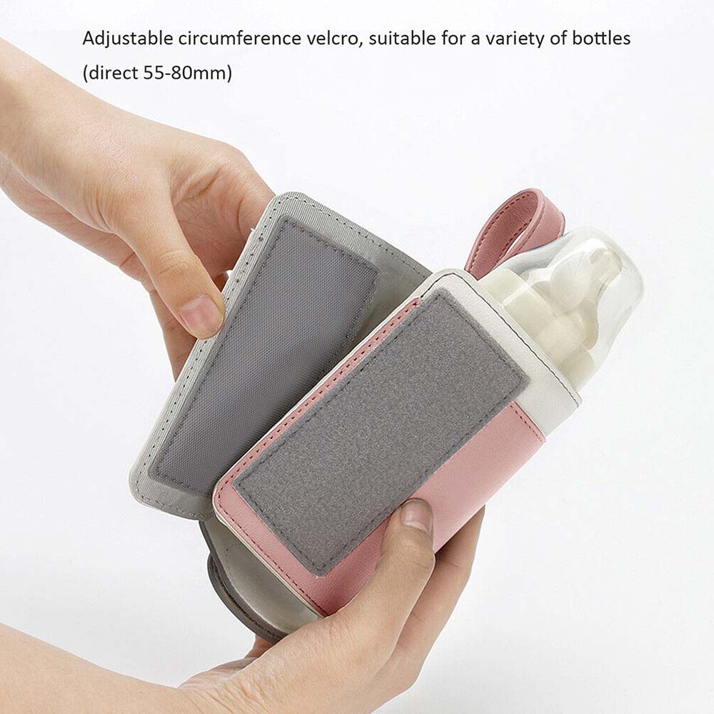 Adjustable Portable USB Baby Bottle Warmer Travel Heater Feeding Milk Pouch Bag