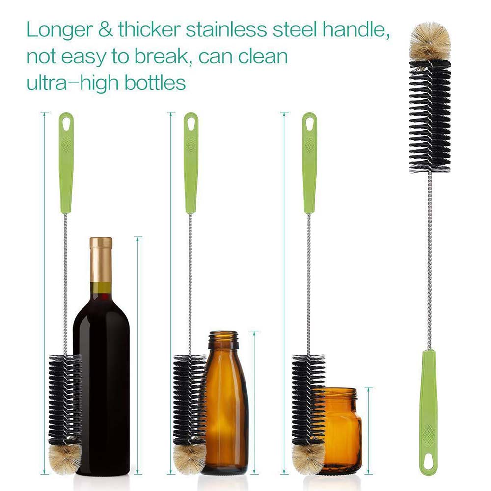 40cm Handle Kitchen Bottle Brush Cup Brush Kettle Brush Scrubbing Tool