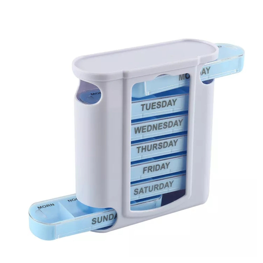 7 Day Pill Box Medicine Tablet Dispenser Organizer Weekly Storage Case