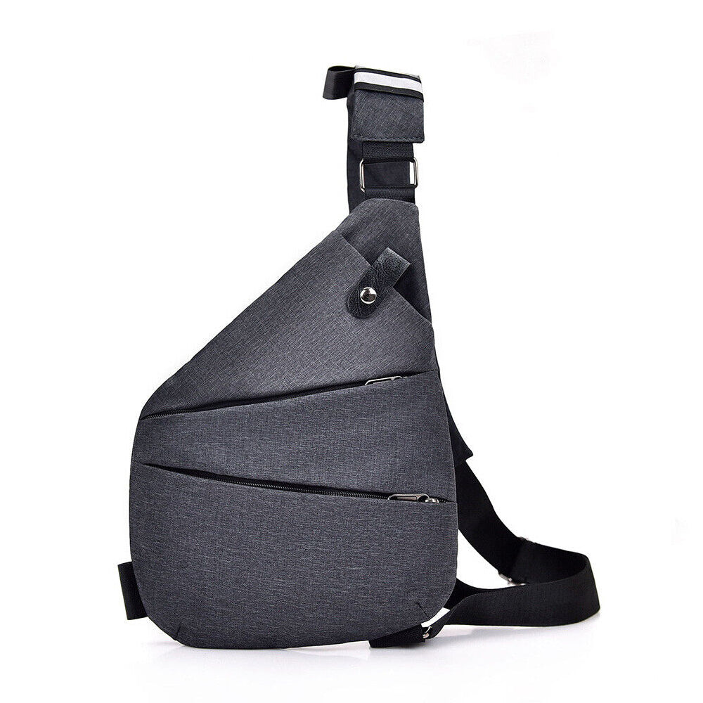 MensWaterproof Bag Personal Anti Theft Shoulder Pocket Portable Chest BagsTravel