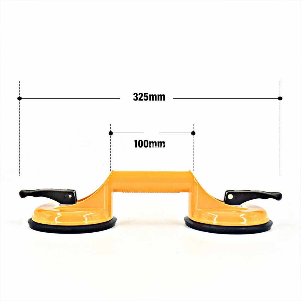110kg Dual Suction Cup Lifter – Heavy Duty Aluminium Glass Sucker Dent Puller